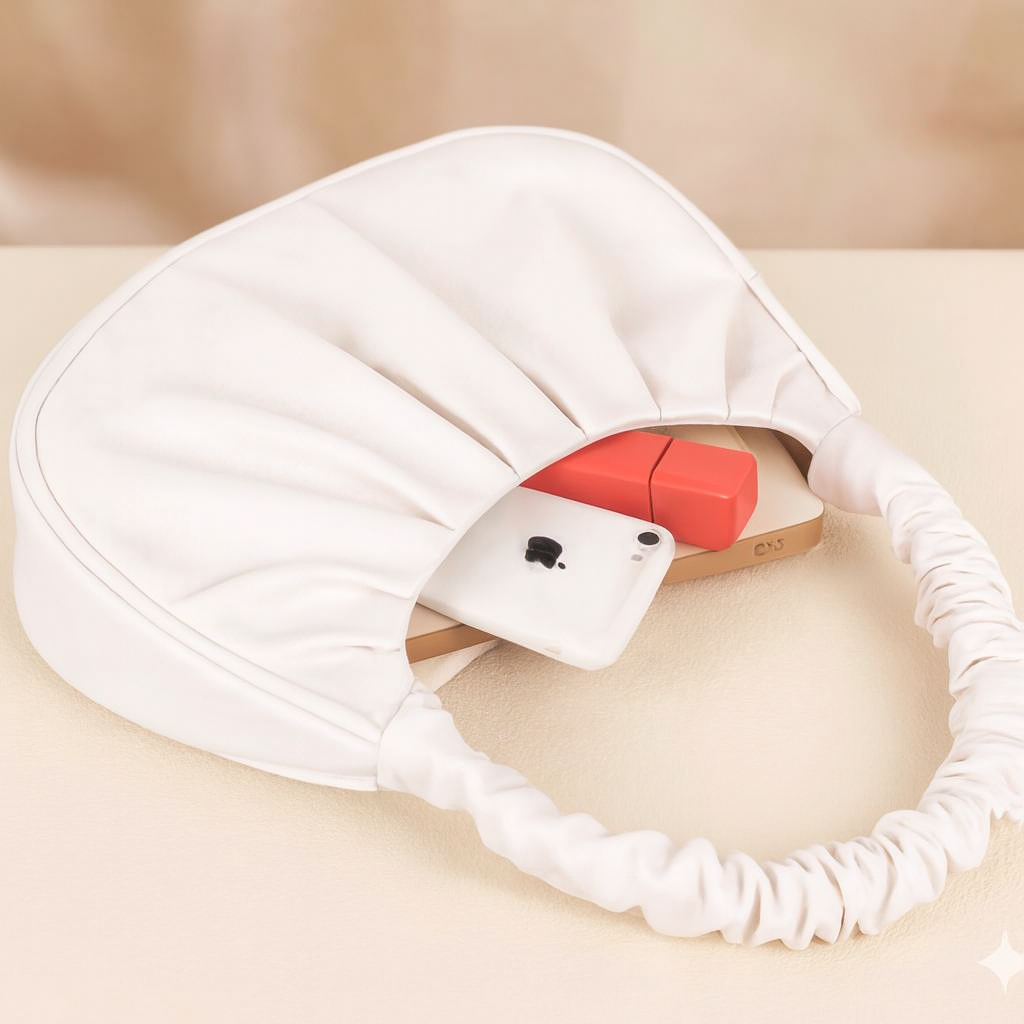 The Cloud Ruched Hobo Bag - Trending & Chic