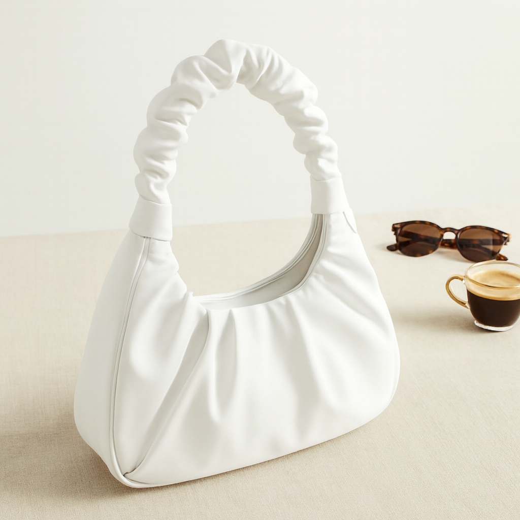 The Cloud Ruched Hobo Bag - Trending & Chic