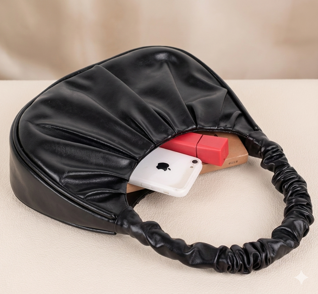 The Cloud Ruched Hobo Bag - Trending & Chic